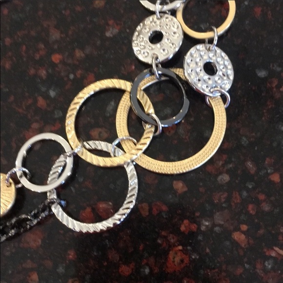 Lia Sophia Necklace in mixed metals. NWT’s - Picture 6 of 6